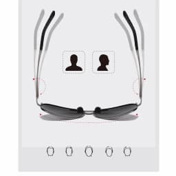 Aviation Metail Frame Polarized Sunglasses Men Color Changing Sun Glasses Pilot Male Day Night Vision Driving