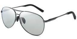 Aviation Metail Frame Polarized Sunglasses Men Color Changing Sun Glasses Pilot Male Day Night Vision Driving