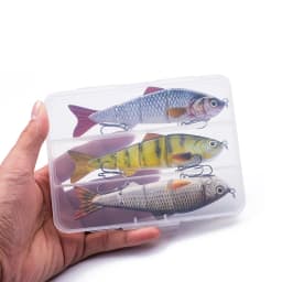 Free Combination Set 125mm/17g Multi Jointed Swimbaits 4 Segment Wobbler Fishing Lure Suit Crankbait bait Hard Artificial Bait