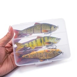 Free Combination Set 125mm/17g Multi Jointed Swimbaits 4 Segment Wobbler Fishing Lure Suit Crankbait bait Hard Artificial Bait