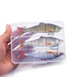 Free Combination Set 125mm/17g Multi Jointed Swimbaits 4 Segment Wobbler Fishing Lure Suit Crankbait bait Hard Artificial Bait