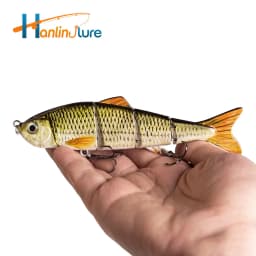 Free Combination Set 125mm/17g Multi Jointed Swimbaits 4 Segment Wobbler Fishing Lure Suit Crankbait bait Hard Artificial Bait