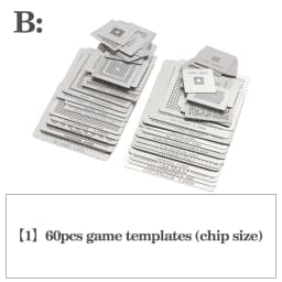 High-quality 47pcs/60pcs game console BGA pressure welding mold template assembly PS5 PS3-CPU PS3-GPU PS4 CXD90042GG CXD90061GG