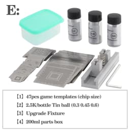 High-quality 47pcs/60pcs game console BGA pressure welding mold template assembly PS5 PS3-CPU PS3-GPU PS4 CXD90042GG CXD90061GG