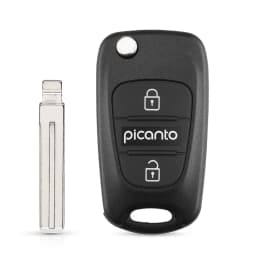 KEYYOU Flip Remote Auto Car Key Shell For Kia Rio 3 Picanto Ceed Cerato Sportage K2 K3 For Hyundai I20 I30 IX35 I35 Blank Case