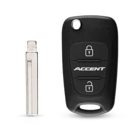 KEYYOU Flip Remote Auto Car Key Shell For Kia Rio 3 Picanto Ceed Cerato Sportage K2 K3 For Hyundai I20 I30 IX35 I35 Blank Case