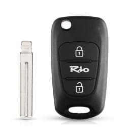 KEYYOU Flip Remote Auto Car Key Shell For Kia Rio 3 Picanto Ceed Cerato Sportage K2 K3 For Hyundai I20 I30 IX35 I35 Blank Case