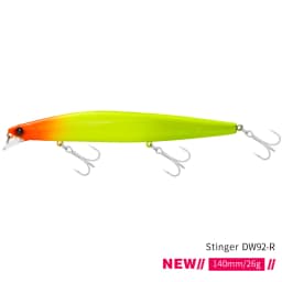 TSURINOYA Stinger 140S Fishing Lure Sinking Minnow DW92 140mm 26g Saltwater Seabass Ultra Long Casting Large Hard Baits Jerkbait