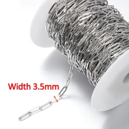 1meter Gold Stainless Steel Chain Multi Styles Star Thick Cable Curb Chains for Necklace Bracelet Jewelry Making DIY No Fade