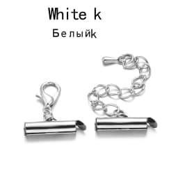 10Sets/Lot 10-40mm Lobster Clasps Hooks Extending Chain Bracelet End Connectors Slider Clasp For DIY Jewelry Making Finding