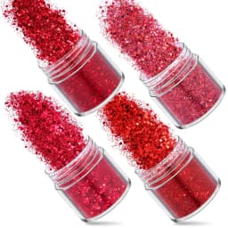 SNASAN 4Pcs Color Superfine Glitters Powder 1mm Sequins Mix For Jewelry Making DIY UV Epoxy Resin Silicone Mold Filling Material