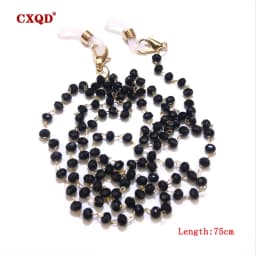 Fashion Reading Glasses Chain For Women Sunglasses Cords Casual 4mm Geometric Triangle Beaded Stainless Steel Eyeglass Masks