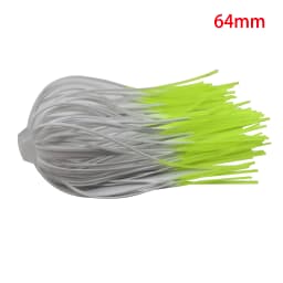3/10 Pcs/Lot 88 Strands 64mm Silicone Skirts Elastic Hole Umbrella Skirts Fishing Accessories Buzzbaits Spinner Buzz Bait