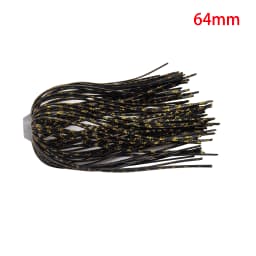 3/10 Pcs/Lot 88 Strands 64mm Silicone Skirts Elastic Hole Umbrella Skirts Fishing Accessories Buzzbaits Spinner Buzz Bait