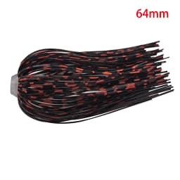 3/10 Pcs/Lot 88 Strands 64mm Silicone Skirts Elastic Hole Umbrella Skirts Fishing Accessories Buzzbaits Spinner Buzz Bait