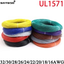 5/10M UL1571 Wire 32 30 28 26 24 22 20 18 16AWG Electronic Cable PVC Insulated Tinned Copper Environmental LED Line