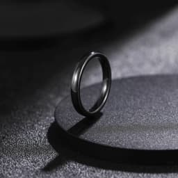 Kolmnsta 2/4/6mm Black Brushed Fashion Ceramic Ring Women Men Wedding Rings Engagement Band Female Jewelry bague Plus Size 4-14