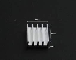 50pcs/lot Aluminum Heatsink 8.8*8.8*5mm Electronic Chip Radiator Cooler W/ Thermal for IC,3D Printer