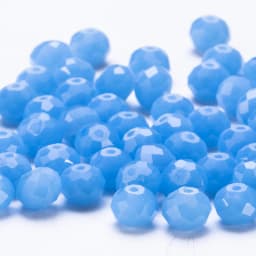 4 6 8 MM Austrian Round Rondelle Crystal Beads For DIY Bracelet Jewelry Making Supples Accessories Wheel Faceted Glass Beads