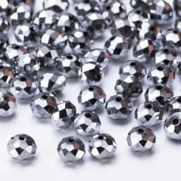 4 6 8 MM Austrian Round Rondelle Crystal Beads For DIY Bracelet Jewelry Making Supples Accessories Wheel Faceted Glass Beads