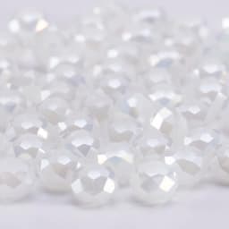 4 6 8 MM Austrian Round Rondelle Crystal Beads For DIY Bracelet Jewelry Making Supples Accessories Wheel Faceted Glass Beads