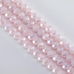 4 6 8 MM Austrian Round Rondelle Crystal Beads For DIY Bracelet Jewelry Making Supples Accessories Wheel Faceted Glass Beads