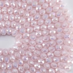 4 6 8 MM Austrian Round Rondelle Crystal Beads For DIY Bracelet Jewelry Making Supples Accessories Wheel Faceted Glass Beads
