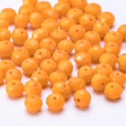 4 6 8 MM Austrian Round Rondelle Crystal Beads For DIY Bracelet Jewelry Making Supples Accessories Wheel Faceted Glass Beads