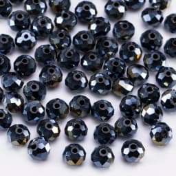 4 6 8 MM Austrian Round Rondelle Crystal Beads For DIY Bracelet Jewelry Making Supples Accessories Wheel Faceted Glass Beads