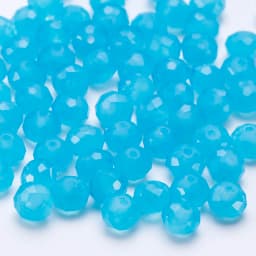 4 6 8 MM Austrian Round Rondelle Crystal Beads For DIY Bracelet Jewelry Making Supples Accessories Wheel Faceted Glass Beads