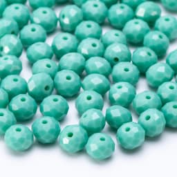 4 6 8 MM Austrian Round Rondelle Crystal Beads For DIY Bracelet Jewelry Making Supples Accessories Wheel Faceted Glass Beads