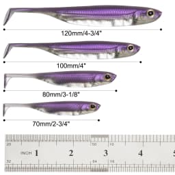Dr.Fish 5/6pcs Fishing Soft Plastic Lures Silicone Bait Paddle Tail Shad Worm Swimbaits Freshwater Bass Trout 70mm 80mm 100mm