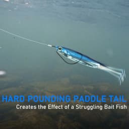 Dr.Fish 5/6pcs Fishing Soft Plastic Lures Silicone Bait Paddle Tail Shad Worm Swimbaits Freshwater Bass Trout 70mm 80mm 100mm