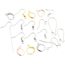 (Never Fade) High Quality 316 Stainless Steel DIY Earring Findings Clasps Hooks Jewelry Making Accessories Earwire