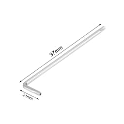 T10 T15 T20 T25 T27 T30 T40 T45 T50 Long Tamper Proof Torx Wrench Star Key Bit Wrench L-Shape Wrench Nickel Plated Repair Tools