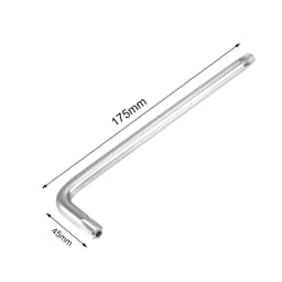 T10 T15 T20 T25 T27 T30 T40 T45 T50 Long Tamper Proof Torx Wrench Star Key Bit Wrench L-Shape Wrench Nickel Plated Repair Tools