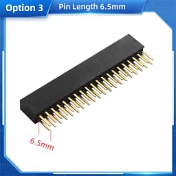 Raspberry Pi 20 Pin Double Row Pin Straight Header Strip PCB Connector for RPI 5 4B 3B+ 3B Zero W Orange Pi for Arduino