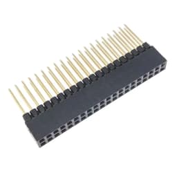 Raspberry Pi 20 Pin Double Row Pin Straight Header Strip PCB Connector for RPI 5 4B 3B+ 3B Zero W Orange Pi for Arduino