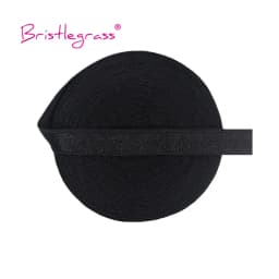 BRISTLEGRASS 2 5 10 Yard 3/8" 10mm Solid Shiny Non-Foldover Elastic Spandex Satin Band Bra Strap Headband Dress Sewing Lace Trim