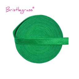 BRISTLEGRASS 2 5 10 Yard 3/8" 10mm Solid Shiny Non-Foldover Elastic Spandex Satin Band Bra Strap Headband Dress Sewing Lace Trim