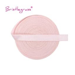 BRISTLEGRASS 2 5 10 Yard 3/8" 10mm Solid Shiny Non-Foldover Elastic Spandex Satin Band Bra Strap Headband Dress Sewing Lace Trim