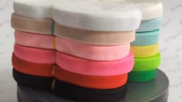 BRISTLEGRASS 2 5 10 Yard 3/8" 10mm Solid Shiny Non-Foldover Elastic Spandex Satin Band Bra Strap Headband Dress Sewing Lace Trim