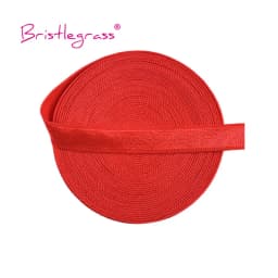 BRISTLEGRASS 2 5 10 Yard 3/8" 10mm Solid Shiny Non-Foldover Elastic Spandex Satin Band Bra Strap Headband Dress Sewing Lace Trim