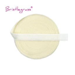 BRISTLEGRASS 2 5 10 Yard 3/8" 10mm Solid Shiny Non-Foldover Elastic Spandex Satin Band Bra Strap Headband Dress Sewing Lace Trim