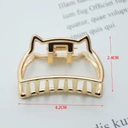1Pcs Fashion Smal Simple Wild Geometric Hair Claw for Women Girls Clamps Hair Crab Metal Hair Clip Claw Accessories Headwear