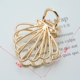 1Pcs Fashion Smal Simple Wild Geometric Hair Claw for Women Girls Clamps Hair Crab Metal Hair Clip Claw Accessories Headwear