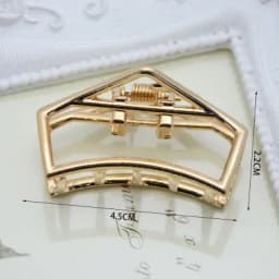 1Pcs Fashion Smal Simple Wild Geometric Hair Claw for Women Girls Clamps Hair Crab Metal Hair Clip Claw Accessories Headwear