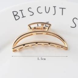 1Pcs Fashion Smal Simple Wild Geometric Hair Claw for Women Girls Clamps Hair Crab Metal Hair Clip Claw Accessories Headwear