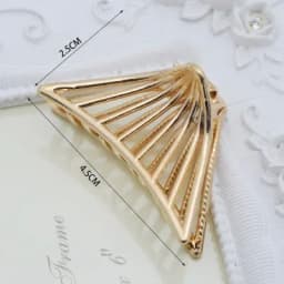 1Pcs Fashion Smal Simple Wild Geometric Hair Claw for Women Girls Clamps Hair Crab Metal Hair Clip Claw Accessories Headwear