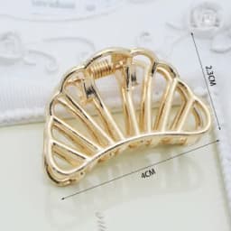 1Pcs Fashion Smal Simple Wild Geometric Hair Claw for Women Girls Clamps Hair Crab Metal Hair Clip Claw Accessories Headwear